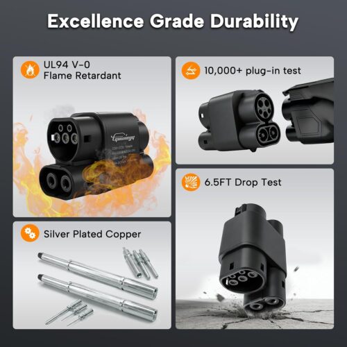Adaptador CCS1 a CCS2 - Ampora EV