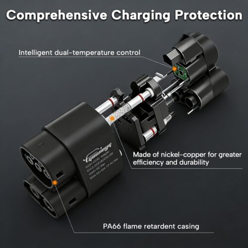 Adaptador CCS1 a CCS2 - Ampora EV
