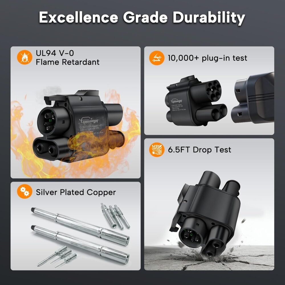 Adaptador CCS2 a CCS1 - Ampora EV